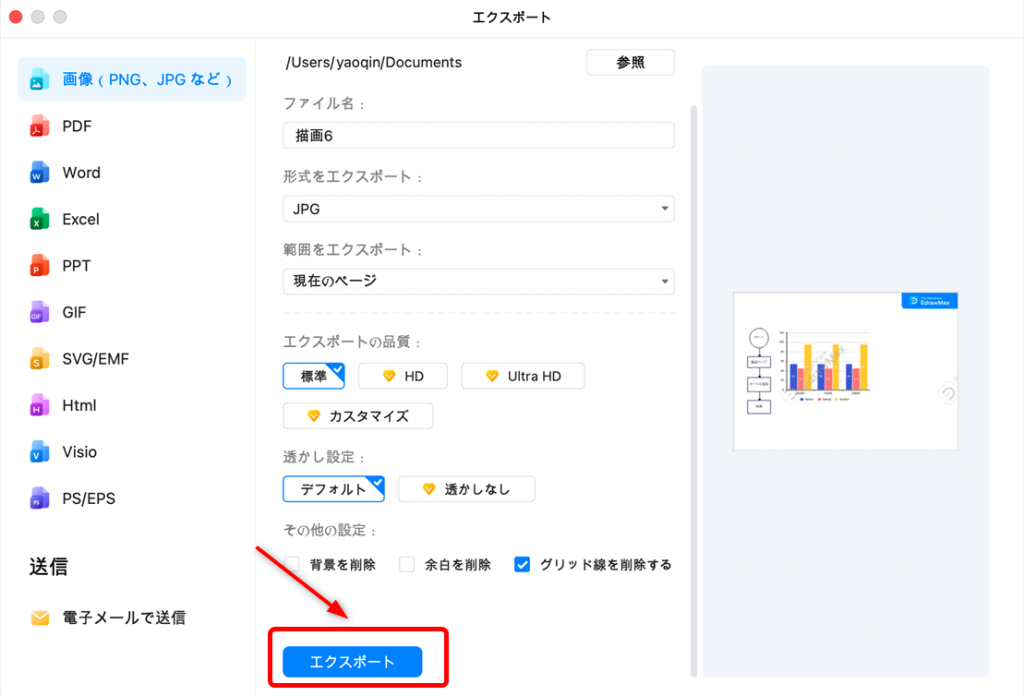 EdrawMaxの使い方‐4