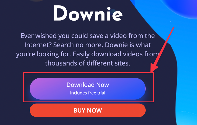 公式サイトからDownieをインストール-1