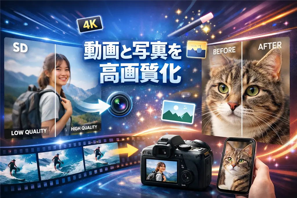 写真動画高画質化